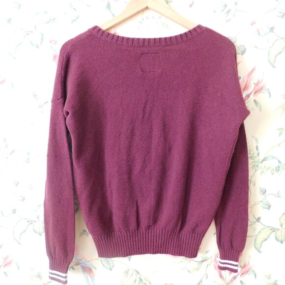 🌳🍃  *Price firm* 🦌  Abercrombie & Fitch Vintage Letter A Varsity Sweater - Picture 11 of 13
